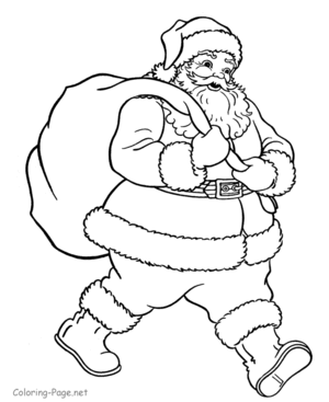 Deda Mraz seta bojanka