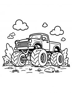 Klasičan monster truk sa velikim točkovima