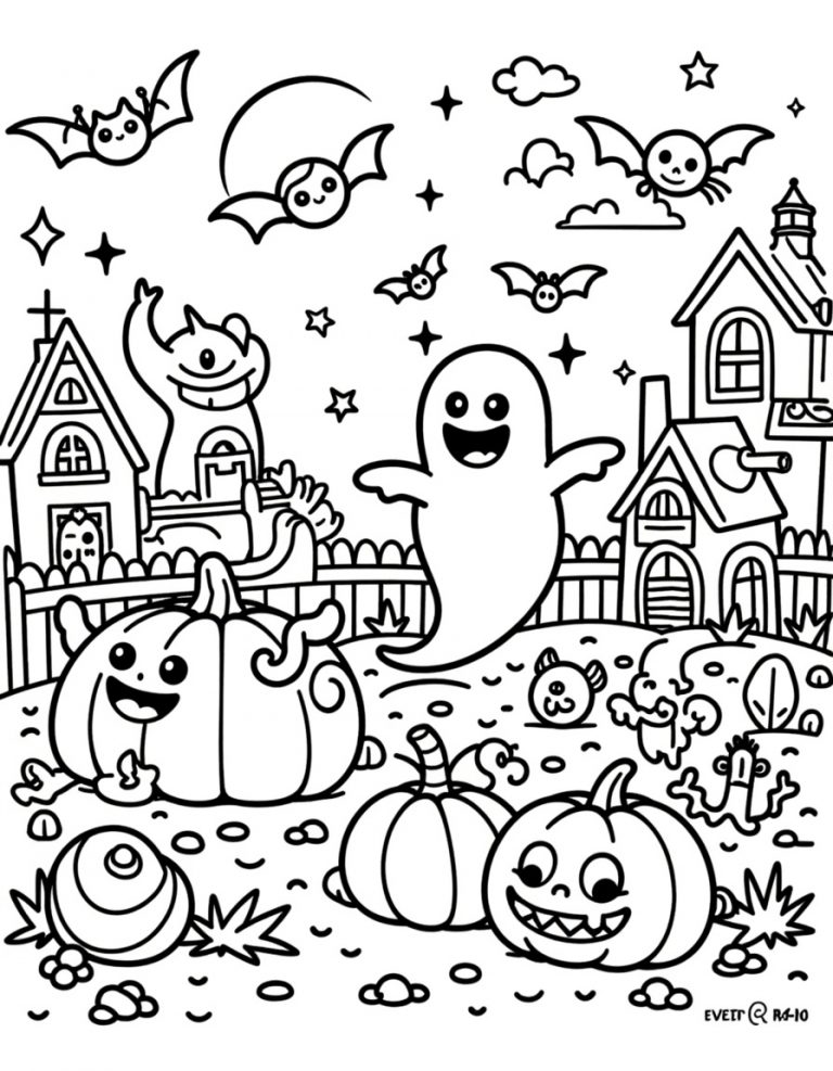Halloween bojanka duh i čudovišta