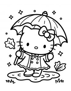 Hello Kitty bojanka za stampanje