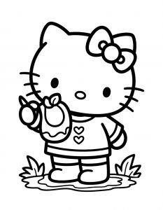 Hello Kitty bojanka za stampanje