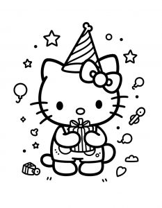 Hello Kitty bojanka za stampanje