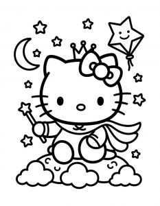 Hello Kitty bojanka za stampanje