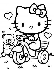 Hello Kitty bojanka za stampanje