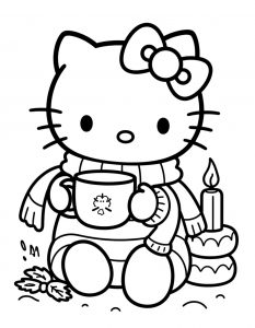Hello Kitty bojanka za stampanje