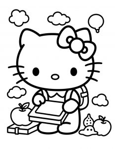 Hello Kitty bojanka za stampanje
