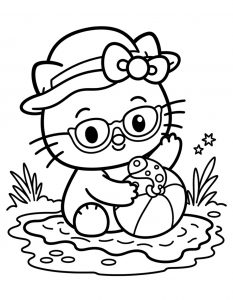 Hello Kitty bojanka za stampanje