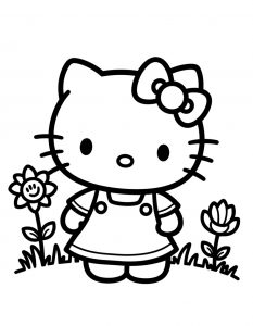 Hello Kitty bojanka za stampanje