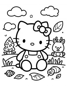 Hello Kitty bojanka za stampanje