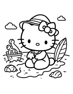 Hello Kitty bojanka za stampanje