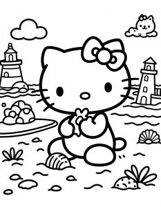 Hello Kitty bojanka za stampanje