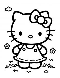 Hello Kitty bojanka za stampanje