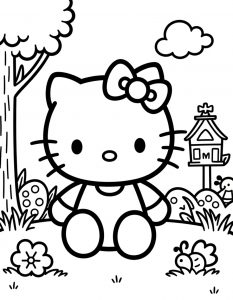 Hello Kitty bojanka za stampanje