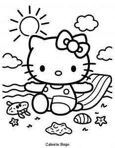 Hello Kitty bojanka za stampanje