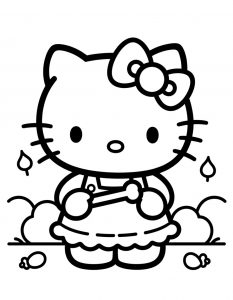 Hello Kitty bojanka za stampanje