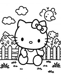 Hello Kitty bojanka za stampanje