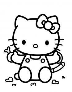 Hello Kitty bojanka za stampanje