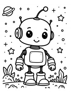 Crtani robot među zvezdama i Saturnom