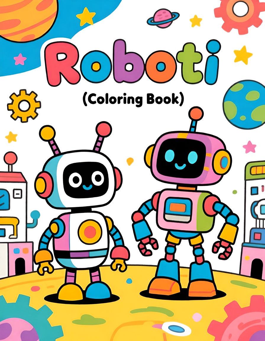 Roboti – besplatne bojanke za štampanje i PDF