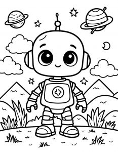 Robot sa dve planete Saturn i Mesecom