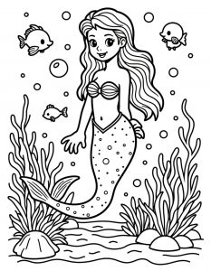 Sirena bojanka za stampanje
