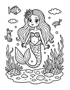 Sirena bojanka za stampanje