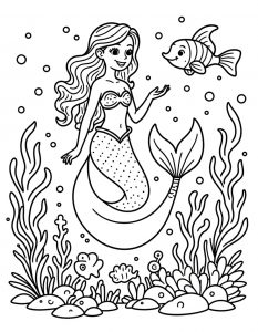 Sirena bojanka za stampanje