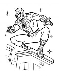 Spajderman bojanka za stampanje