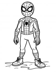 Spajderman bojanka za stampanje