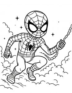 Spajderman bojanka za stampanje