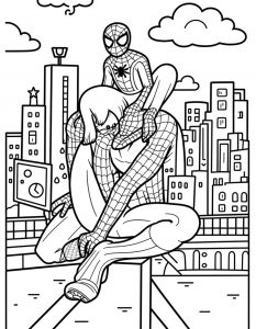 Spajderman bojanka za stampanje