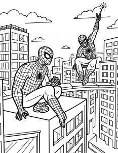 Spajderman bojanka za stampanje