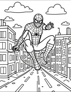 Spajderman bojanka za stampanje