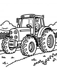 Traktor bojanka za stampanje