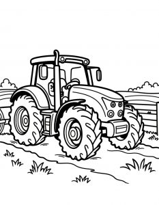 Traktor bojanka za stampanje