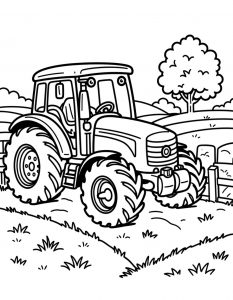 Traktor bojanka za stampanje
