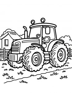 Traktor bojanka za stampanje