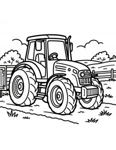 Traktor bojanka za stampanje