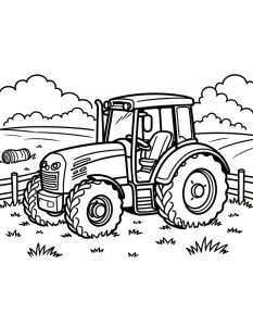 Traktor bojanka za stampanje